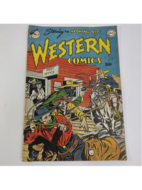 WESTERN COMICS #2 (DC Comics, March 1948) THE WYOMING KID! Golden Age!